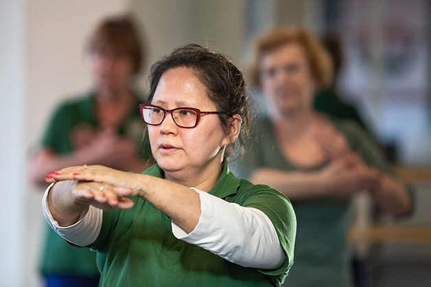 Tai Chi in de avond